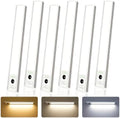 EZVALO 12-inch Rechargeable Under Cabinet Lights, 6 Pack