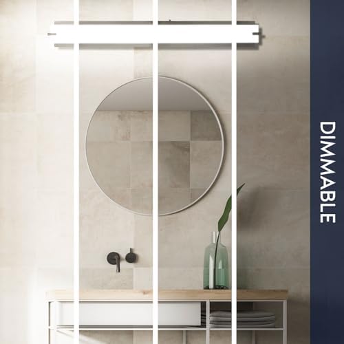 LUXRITE 36 Inch LED Vanity Light, Brushed Nickel