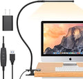 iZELL LED Clamp Desk Lamp, 3 Color Modes