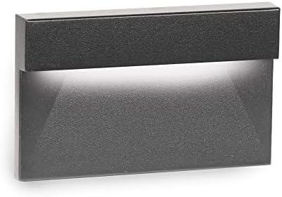 WAC LEDme 120V Horizontal Ledge Step Light, Black