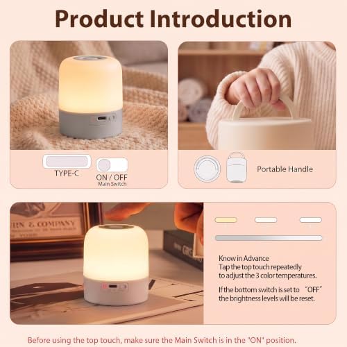 Baby Night Light, 3 Colors, Small Size