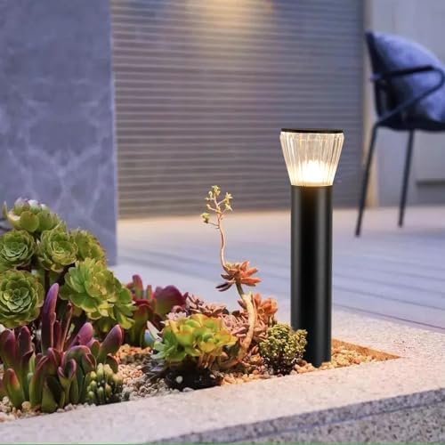 Outdoor 9W LED Post Light, 24-Inch Black Bollard