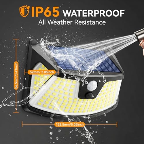 152LED Solar Motion Light, 6 Pack, 850LM
