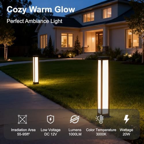 SkyGlow 32" 12V/120V LED Bollard Light