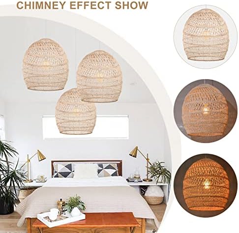 Arturesthome 1-Light Wicker Pendant Light