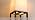 Floor Lamp with Shelves, 3 CCT LED Bulb, White Linen Shade
