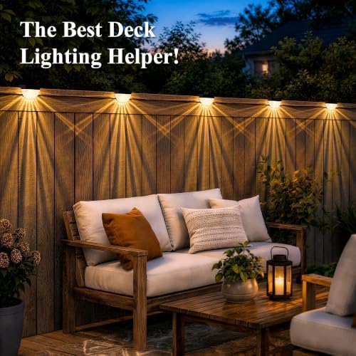 SOLPEX Solar Deck Lights, 24 Pack