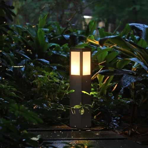 Outdoor Path Light, Post Lights,LED Bollard Lamp for Walkway, Garden