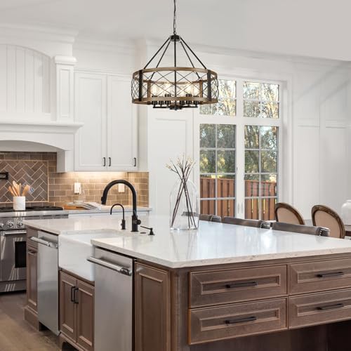 6-Light 22.5'' Farmhouse Chandelier