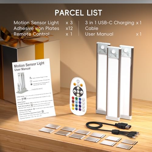 lexall 3 Pack Under Cabinet Lighting