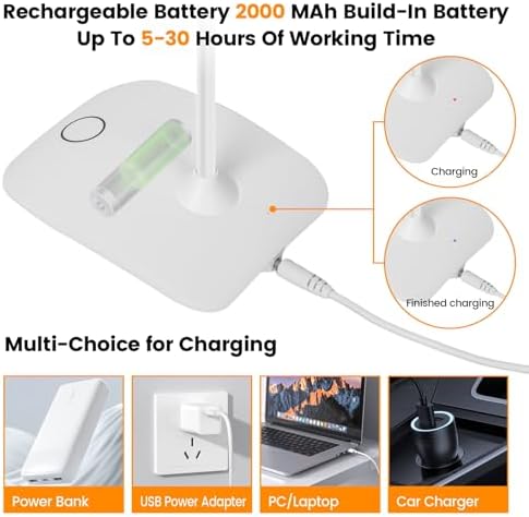 Small Rechargeable LED Desk Lamp