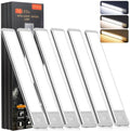 6Pack 9.5in Rechargeable Under Cabinet Lights