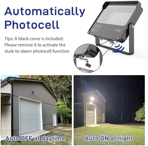 HYPERLITE LED Flood Lights, 150W, 2-Pack
