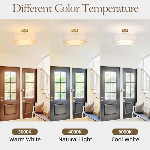 Semi Flush Mount Ceiling Light Fixture