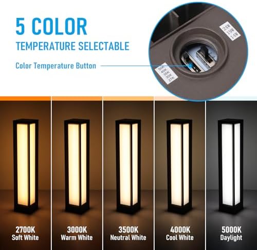 LEONLITE 5CCT 32" LED Bollard Pathway Light