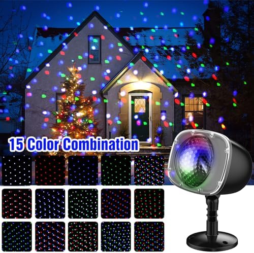 Christmas Snowfall Projector Lights Outdoor