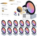 POWERASIA 6 Inch Smart Recessed Lighting, 12 Pack