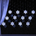 BLOOMWIN 204LED Christmas Fairy Curtain Lights, 9.8ft