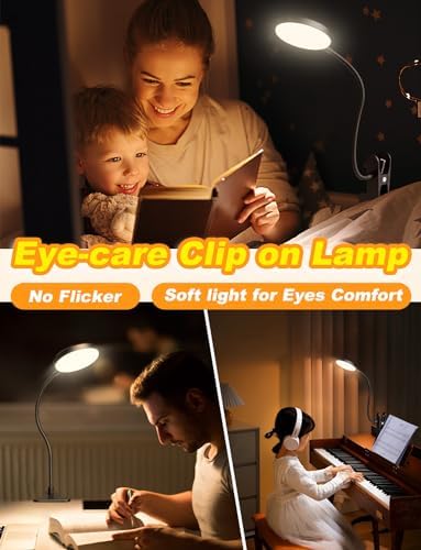 HLXS-111 10W Clamp Desk Lamp with USB Port