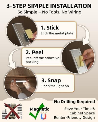 Under Cabinet Lights, Motion Sensored Closet Lights