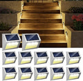 JSOT Solar Deck Lights, 12P, Warm White