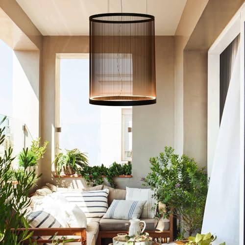 HEYAN 21.6 Inch Dimmable LED Pendant Light