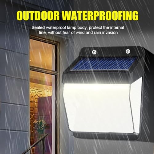 Outdoor Solar Lights, Motion Sensor, 3 Lighting Modes