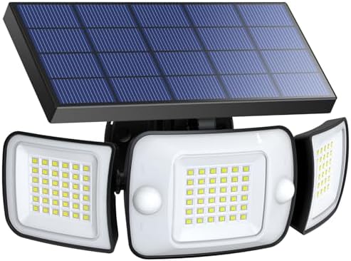 intelamp Solar Outdoor Motion Sensor Lights Waterproof