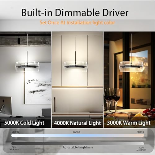 Modern Dual-Sided LED Pendant Light