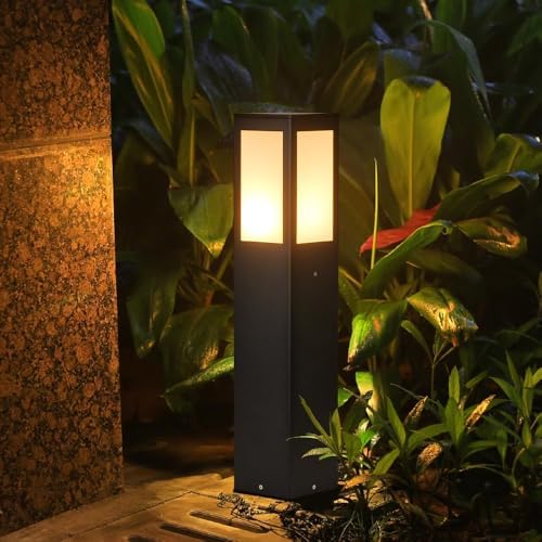 Outdoor Path Light, Post Lights,LED Bollard Lamp for Walkway, Garden