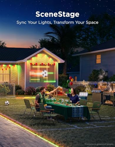 Govee Smart Curtain Lights Pro, 960 LEDs, 5.4×5.7ft