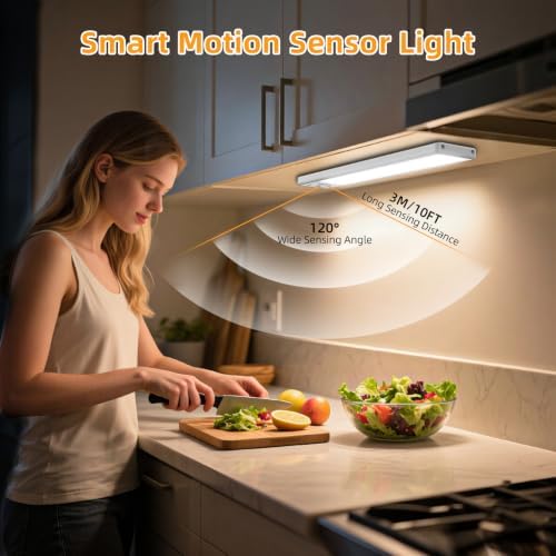 10.5in Rechargeable Under Cabinet Light, 3 Pack