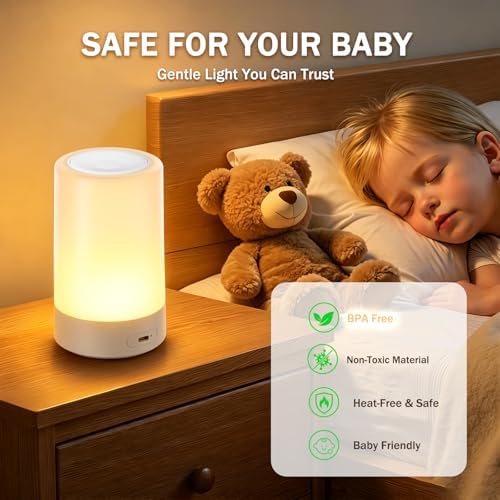 G Keni 2 Pack Rechargeable Baby Night Lights