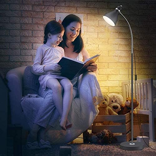 LEPOWER Metal Floor Lamp with Adjustable Gooseneck