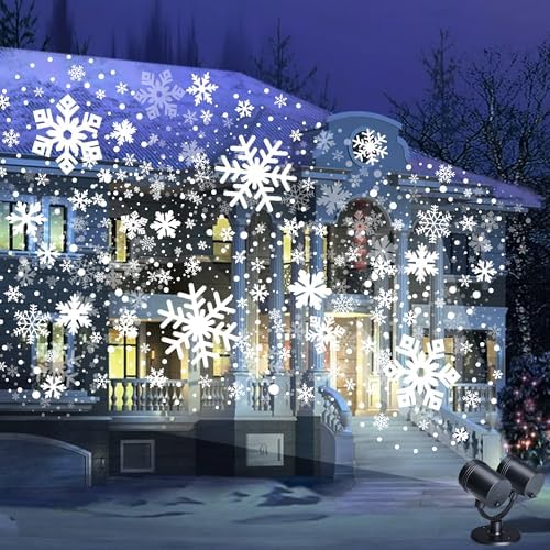 Snowflake Projector Lights with Timer