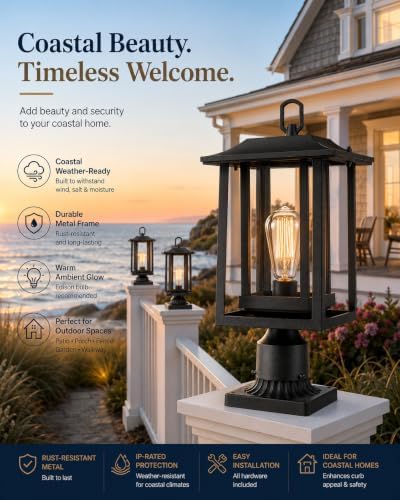 Beionxii A197P-2PK 110-120V Outdoor Post Lights