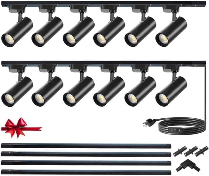 Dimmable H-Type LED Track Lighting Kit