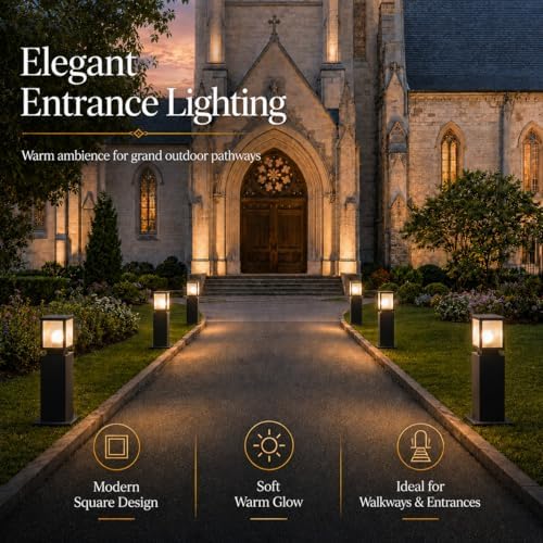 23.62" Outdoor Landscape Pathway Light, Waterproof