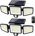 Tuffenough Solar Security Lights, 2500LM, 2 Pack