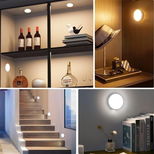 6 Pack Wireless Motion Sensor Under Cabinet Lights