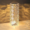 Portable Crystal Rechargeable Table Lamp, White