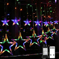 Blingstar Star Curtain Lights, 138 LED, 12 Star