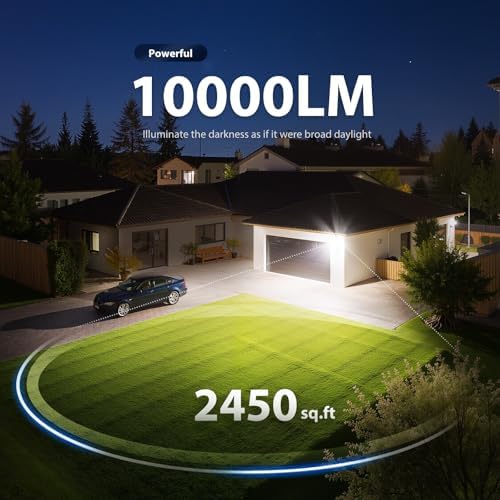 Onforu 90W Motion Sensor Outdoor LED Flood Light
