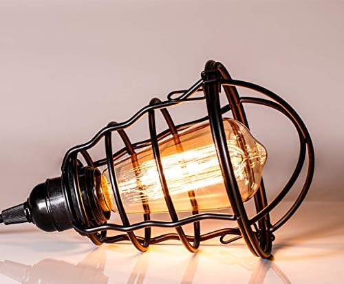 INNOCCY 2 Pack Industrial Pendant Light, E26 E27 Base