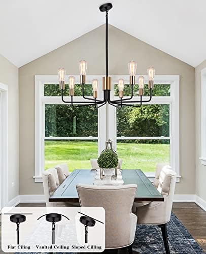 Farmhouse 8-Light Dining Room Chandelier
