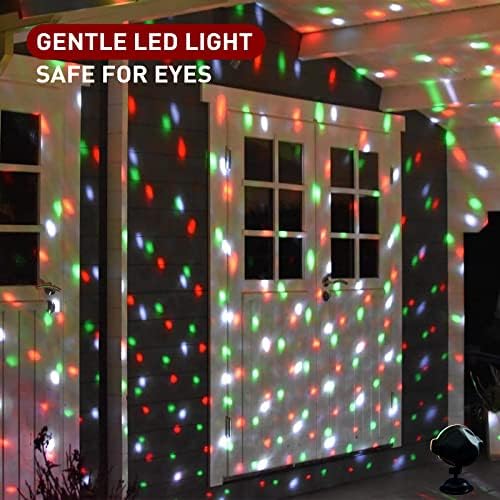 PEIDUO Multicolor Christmas Projector Lights Outdoor