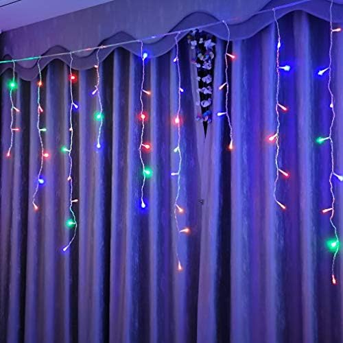 ZIMINGU Icicle Diwali Lights, 13FT, 96LEDs
