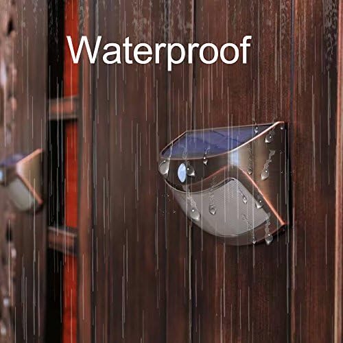 ELEOPTION Solar Step Lights, PIR Motion Sensor, 1 Pack