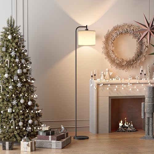 SIBRILLE Floor Lamp with Linen Shade