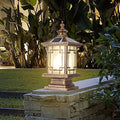 LED Solar Post Light, 15.7" X 7.3", Dimmable